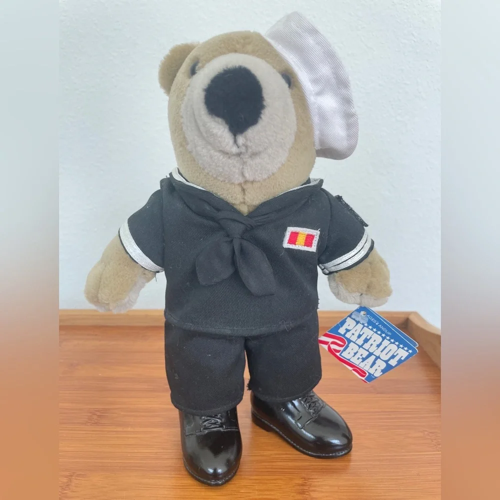 Vintage‎ 1994 Patriot Bear Marine Teddy Bear plushie Limited edition Collectible